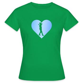 Axe Throwing Axe Throwing Axe Throwing - Women's T-Shirt - kelly green - Front - AI Model Female 172 dark (172cm)