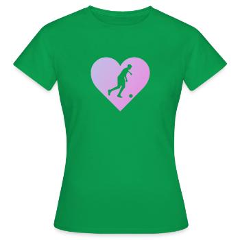 Sports de balle Futsal Équipe de futsal - T-shirt Femme - vert - Devant - AI Model Female 172 dark (172cm)