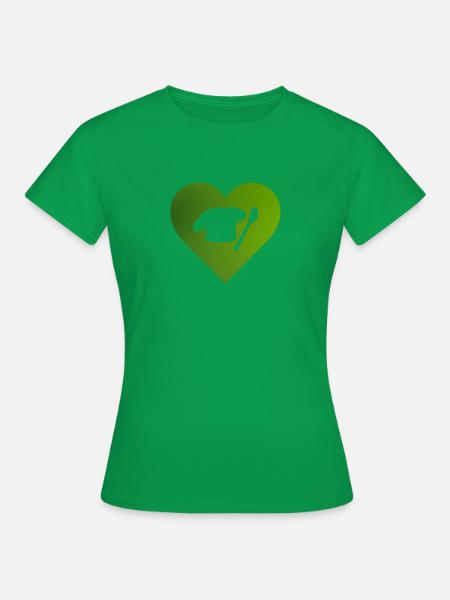 Backwaren Muffin Bäcker - Frauen T-Shirt - Kelly Green