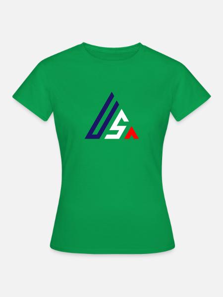 USA - Frauen T-Shirt - Kelly Green