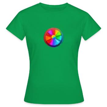 Bonbon tranche colorer - T-shirt Femme - vert - Devant - AI Model Female 172 dark (172cm)