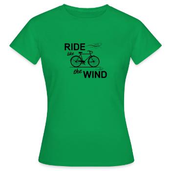 Fahren Sie wie der Wind - Frauen T-Shirt - Kelly Green - Vorne - AI Model Female 172 dark (172cm)