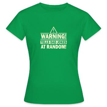 Raconte une blague à papa - T-shirt Femme - vert - Devant - AI Model Female 172 dark (172cm)