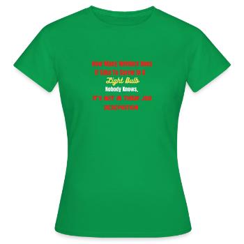 welding - Women's T-Shirt - kelly green - Front - AI Model Female 172 dark (172cm)
