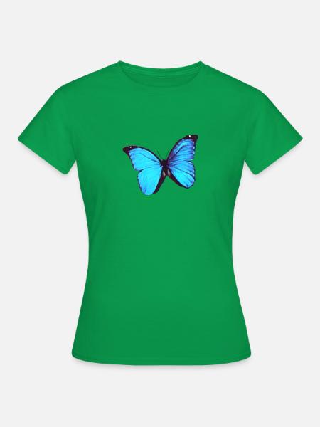 Morpho 5 Schmetterling - Frauen T-Shirt - Kelly Green