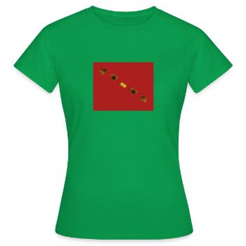 Sentiment d’amour et de vie - T-shirt Femme - vert - Devant - AI Model Female 172 dark (172cm)