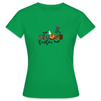 Sa saison effrayante - T-shirt Femme - vert - Devant - AI Model Female 172 dark (172cm)