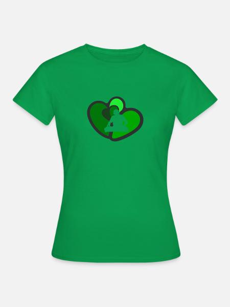 DJ Shuffle - Frauen T-Shirt - Kelly Green