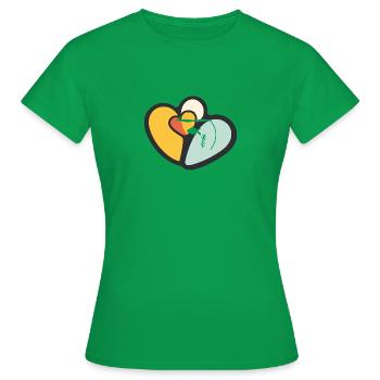 Aquarium Meeresleben - Frauen T-Shirt - Kelly Green - Vorne - AI Model Female 172 dark (172cm)