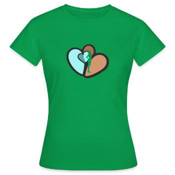 Hôtesse de l’air hôtesse de l’air - T-shirt Femme - vert - Devant - AI Model Female 172 dark (172cm)