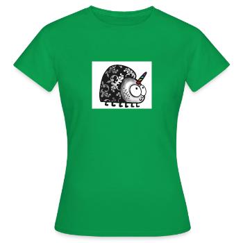 Coléoptère licorne - T-shirt Femme - vert - Devant - AI Model Female 172 dark (172cm)
