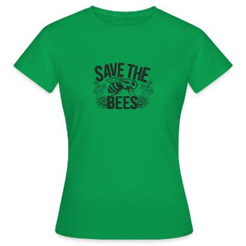Save the bees, Save the Bees, Beekeepers - Women's T-Shirt - kelly green - Front - AI Model Female 172 dark (172cm)