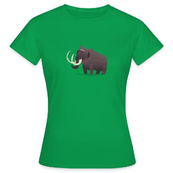 Conception mammouth - T-shirt Femme - vert - Devant - AI Model Female 172 dark (172cm)