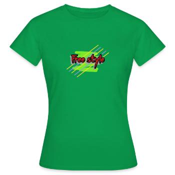 free style - T-shirt Femme - vert - Devant - AI Model Female 172 dark (172cm)