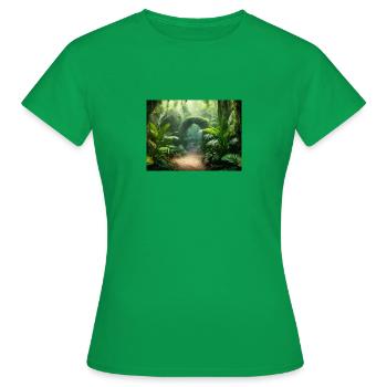 Jungle - Frauen T-Shirt - Kelly Green - Vorne - AI Model Female 172 dark (172cm)