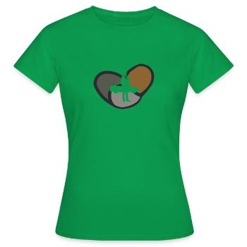 Autoverkaeufer Fahrzeug - Frauen T-Shirt - Kelly Green - Vorne - AI Model Female 172 dark (172cm)