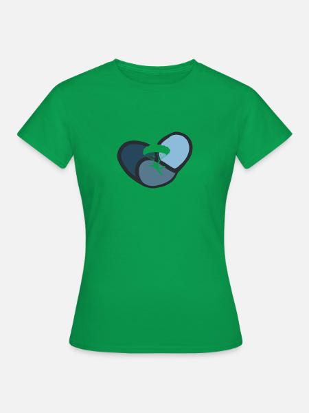 Skydiving Freifall Base Jumping - Frauen T-Shirt - Kelly Green