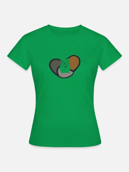 Hamster Tierchen Nagetier - Frauen T-Shirt - Kelly Green