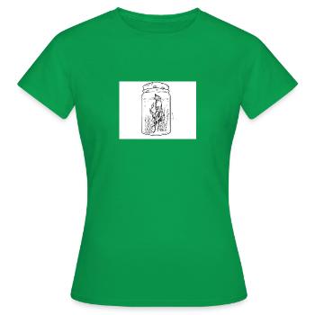Calmar - T-shirt Femme - vert - Devant - AI Model Female 172 dark (172cm)