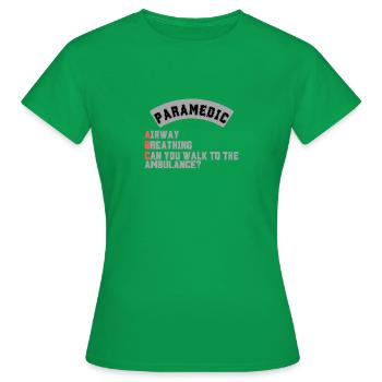 ABC Paramedic - Frauen T-Shirt - Kelly Green - Vorne - AI Model Female 172 dark (172cm)