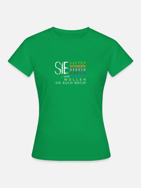 Autos wollen parken - Frauen T-Shirt - Kelly Green