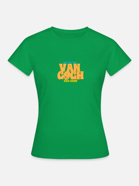 ADHS Van Gogh - Frauen T-Shirt - Kelly Green