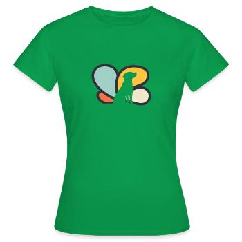 Dresseur de chiens d’agilité d’école canine - T-shirt Femme - vert - Devant - AI Model Female 172 dark (172cm)