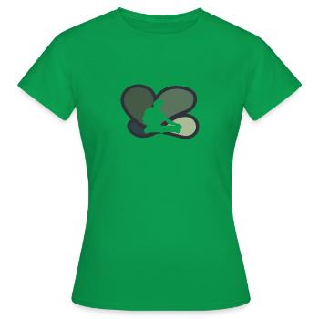 DJ Trance Djing - T-shirt Femme - vert - Devant - AI Model Female 172 dark (172cm)