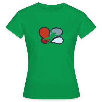 Skydive Base Jumping - Frauen T-Shirt - Kelly Green - Vorne - AI Model Female 172 dark (172cm)