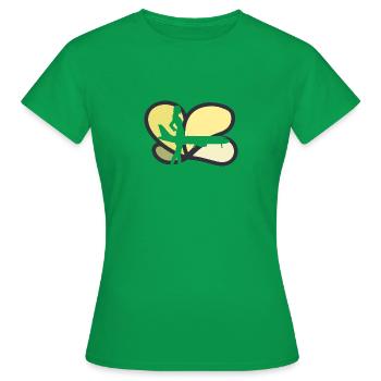 Stewardess Flug - Frauen T-Shirt - Kelly Green - Vorne - AI Model Female 172 dark (172cm)