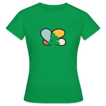 DJ Electro Techno - Frauen T-Shirt - Kelly Green - Vorne - AI Model Female 172 dark (172cm)