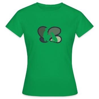 Dressage de chiens Sport canin Agility - T-shirt Femme - vert - Devant - AI Model Female 172 dark (172cm)