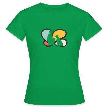 École canine Agility Dog Sport - T-shirt Femme - vert - Devant - AI Model Female 172 dark (172cm)