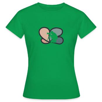 Photographe Appareil photo numérique - T-shirt Femme - vert - Devant - AI Model Female 172 dark (172cm)