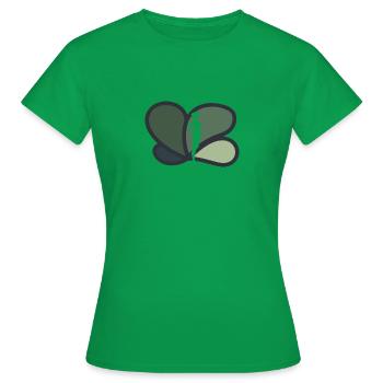 Hôtesse de l’air Hôtesse de l’air Avion - T-shirt Femme - vert - Devant - AI Model Female 172 dark (172cm)