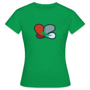Skydiving Luft - Frauen T-Shirt - Kelly Green - Vorne - AI Model Female 172 dark (172cm)