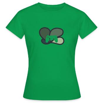Jeux de console de jeu - T-shirt Femme - vert - Devant - AI Model Female 172 dark (172cm)