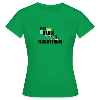 ECHTE KERLE - Frauen T-Shirt - Kelly Green - Vorne - AI Model Female 172 dark (172cm)