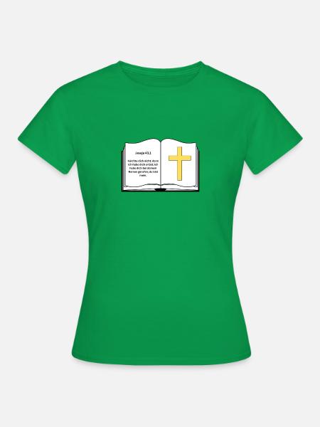 Jesaja 43 1 - Frauen T-Shirt - Kelly Green