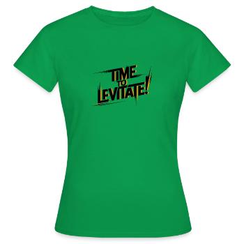 Zeit zum Schweben - Frauen T-Shirt - Kelly Green - Vorne - AI Model Female 172 dark (172cm)