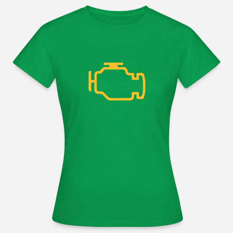 CHECK ENGINE - Women's T-Shirt - kelly green