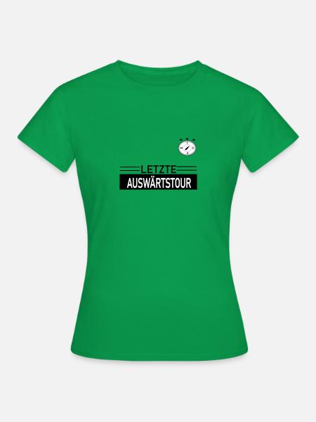 Letzte Auswärtstour Team - Frauen T-Shirt - Kelly Green
