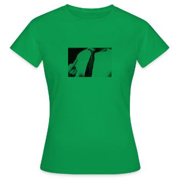 The finger - Women's T-Shirt - kelly green - Front - AI Model Female 172 dark (172cm)