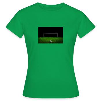 Leeres Fußballtor - Frauen T-Shirt - Kelly Green - Vorne - AI Model Female 172 dark (172cm)