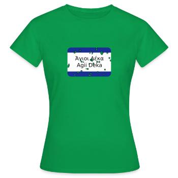 mg agii deka - Frauen T-Shirt - Kelly Green - Vorne - AI Model Female 172 dark (172cm)