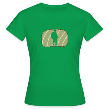 Opération pompiers appel d’urgence - T-shirt Femme - vert - Devant - AI Model Female 172 dark (172cm)