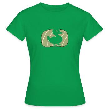Enten Watscheln Quak - Frauen T-Shirt - Kelly Green - Vorne - AI Model Female 172 dark (172cm)