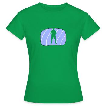 Capoeira d’arts martiaux mixtes - T-shirt Femme - vert - Devant - AI Model Female 172 dark (172cm)