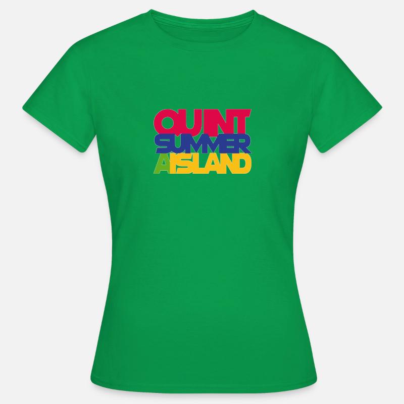 Message to Jaws like rainbow - Women's T-Shirt - kelly green