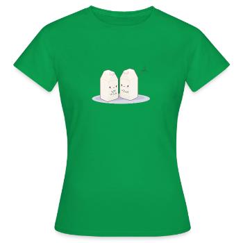 Ich bin Milch - Frauen T-Shirt - Kelly Green - Vorne - AI Model Female 172 dark (172cm)